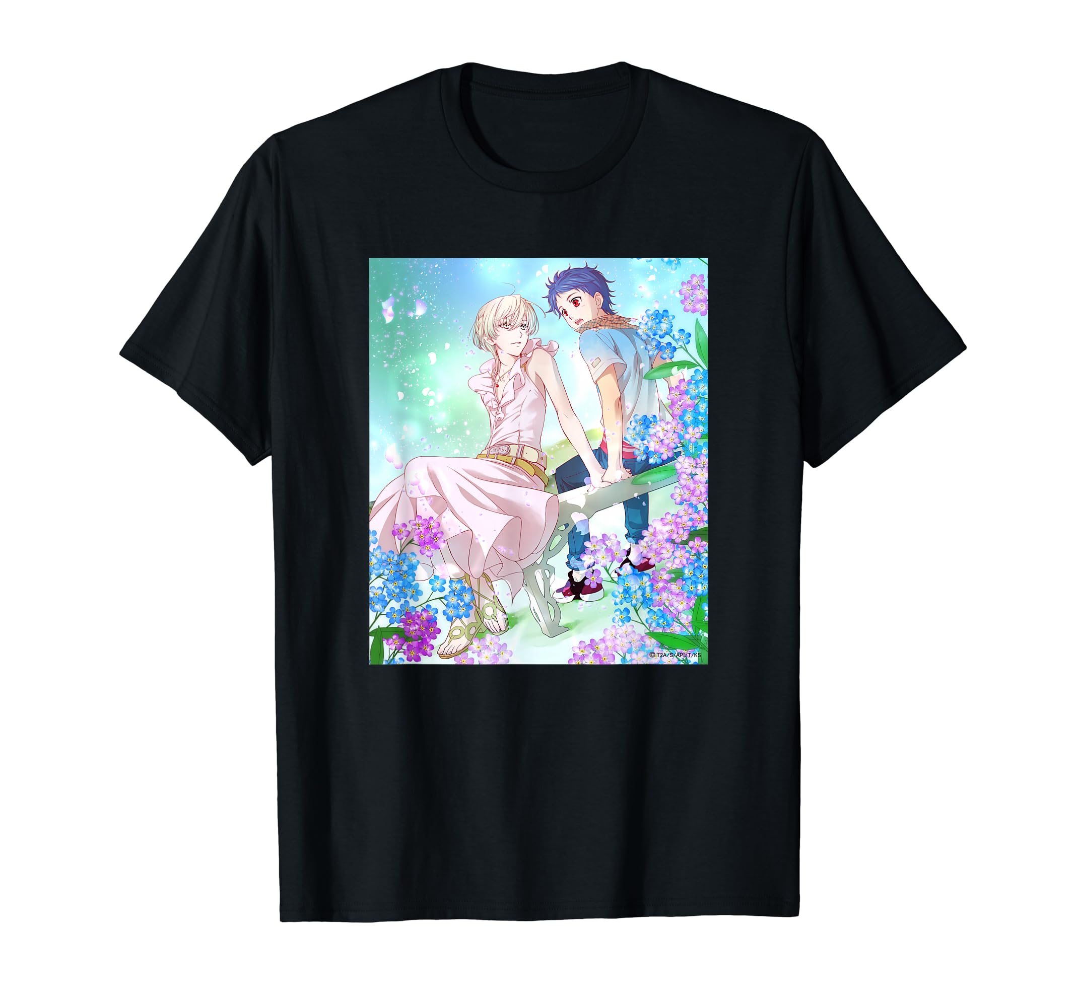 Amazon | KING OF PRISM シン＆ルヰBIRTHDAY デザインM Tシャツ | T